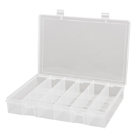 Compact Polypropylene Compartment Cases, 13-1/8" W x 9" D x 2-5/16" H, 6 Compartments Infinity Industrial Services Inc.