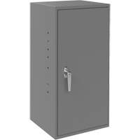 Utility Cabinet, Steel, 2 Shelves, 30" H x 13-3/4" W x 12-3/4" D, Grey Infinity Industrial Services Inc.