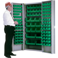 Deep-Door Combination Cabinet, 38" W x 24" D x 72" H, 36 Shelves Infinity Industrial Services Inc.