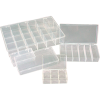 K-Resin Compartment Box, Plastic, 36 Slots, 6-9/16" W x 9-5/8" D x 1-1/2" H, Transparent Infinity Industrial Services Inc.