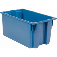 Contenants Stack & Nest, 9" x 18" x 11", Bleu Infinity Industrial Services Inc.