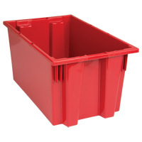 Contenants Stack & Nest, 9" x 18" x 11", Rouge Infinity Industrial Services Inc.