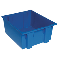 Stack & Nest Totes, 10" x 23.5" x 19.5", Blue Infinity Industrial Services Inc.
