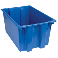 Stack & Nest Totes, 12" x 23.5" x 15.5", Blue Infinity Industrial Services Inc.