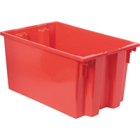 Stack & Nest Totes, 12" x 23.5" x 15.5", Red Infinity Industrial Services Inc.