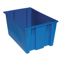 Stack & Nest Totes, 15" x 29.5" x 19.5", Blue Infinity Industrial Services Inc.