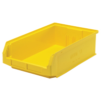 Giant Stacking Containers, 12.375" W x 19.75" D x 5.875" H, Yellow Infinity Industrial Services Inc.