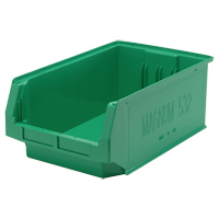 Giant Stacking Containers, 12.375" W x 19.75" D x 7.875" H, Green Infinity Industrial Services Inc.