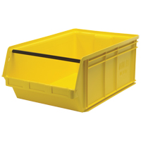 Contenants g&eacute;ants empilables, 18,375" la x 29" p x 11,875" h, Jaune Infinity Industrial Services Inc.
