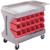 PROCART, GRAND A/36 BACS BLEU #CB099, &agrave; deux c&ocirc;t&eacute;s, 36 bacs, 45-5/18" la x 24" p x 34-3/4" h Infinity Industrial Services Inc.