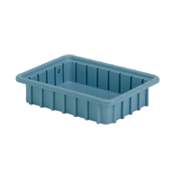 Contenants Divider Box, Poly&eacute;thyl&egrave;ne, 10,8" la x 8,3" p x 2,5" h, Bleu p&acirc;le Infinity Industrial Services Inc.