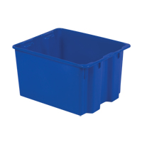 Contenants Stack-N-Nest Polylewton, 12" x 21" x 17", Bleu Infinity Industrial Services Inc.