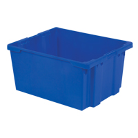 Contenants Stack-N-Nest Polylewton, 15,1" x 30,1" x 24", Bleu Infinity Industrial Services Inc.
