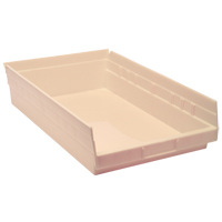 Bac pour &eacute;tag&egrave;re &eacute;conomique, 11-1/8" la, 4" h x 17-7/8" p, Ivoire Infinity Industrial Services Inc.