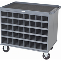 Heavy-Duty 2-Sided Mobile Carts/Work Stations, 1000 lbs. Capacity, 34" x W, 32" x H, 24" D, All-Welded Infinity Industrial Services Inc.