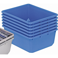 QuanTub Nesting Totes, 19" W x 24.5" D x 9.5" H, Blue Infinity Industrial Services Inc.