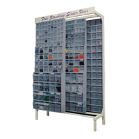 Syst&egrave;me de stockage &agrave; glissi&egrave;re &agrave; bacs basculants autonome, 48" la x 18" p x 77" h, 112 tiroirs Infinity Industrial Services Inc.