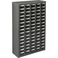 Casiers pour pi&egrave;ces KPC-600, Acier galvanis&eacute;, 75 tiroirs, 23-1/10" x 8-7/10" x 36-9/10", Gris Infinity Industrial Services Inc.