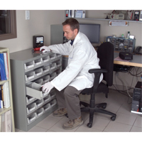 KPC-HD Heavy-Duty Parts Cabinet, Galvanized Steel, 30 Drawers, 34-3/5" x 15-7/10" x 34-3/5", Grey Infinity Industrial Services Inc.