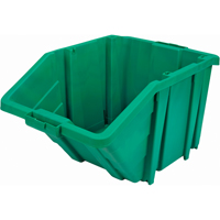 Jumbo Plastic Bin, 15-1/2" W x 13" H x 25" D, Green, 200 lbs. Capacity Infinity Industrial Services Inc.