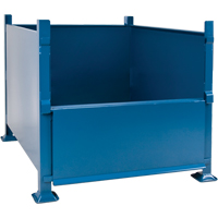 Bulk Stacking Containers, 30" H x 34.5" W x 40.5" D, 3500 lbs. Capacity Infinity Industrial Services Inc.
