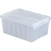 Flipak&reg; Polypropylene Plastic (PP) Distribution Containers, 21.8" x 15.2" x 9.3", Clear Infinity Industrial Services Inc.
