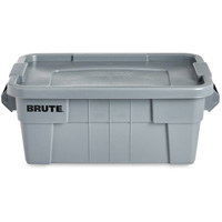 Bac de stockage Brute avec couvercle, 27,88” p x 16,5” la x 10,7" h, Capacit&eacute; 112 lb, Gris Infinity Industrial Services Inc.