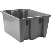 Stack & Nest Palletote Box, 10" x 15.5" x 19.5", Grey Infinity Industrial Services Inc.
