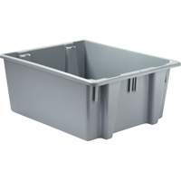 Stack & Nest Palletote Box, 10" x 19.5" x 23.5", Grey Infinity Industrial Services Inc.