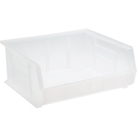 Bac transparent ultra empilable & suspendable, 16-1/2" la, 7" h x 14-3/4" p, Transparent Infinity Industrial Services Inc.