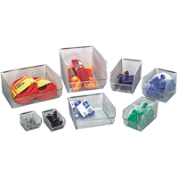 Bacs en fil m&eacute;tallique empilables et suspendables Infinity Industrial Services Inc.