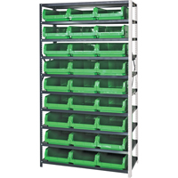 &eacute;l&eacute;ment de rayonnage avec bacs empilables, Acier, Bac Magnum, Capacit&eacute; 650 lb, 42" la x 76" h Infinity Industrial Services Inc.
