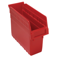 Bacs pour &eacute;tag&egrave;re Store-Max, 4-3/8" la x 8" H x 11-5/8" p, Rouge, Capacit&eacute; 44 lb Infinity Industrial Services Inc.