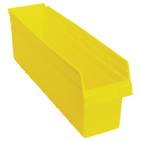 Store-Max Shelf Bins, 6-5/8" W x 8" H x 23-5/8" D, Yellow, 68 lbs. Capacity Infinity Industrial Services Inc.