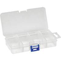 Plastic Compartment Box, 2.75" W x 5.5" D x 1.25" H, 8 Compartments Infinity Industrial Services Inc.