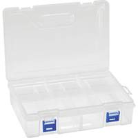 Plastic Compartment Box, 6.25" W x 9.25" D x 2.2" H, 8 Compartments Infinity Industrial Services Inc.