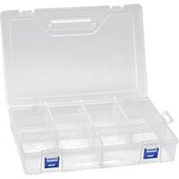 Plastic Compartment Box, 7.75" W x 11.75" D x 2.2" H, 10 Compartments Infinity Industrial Services Inc.
