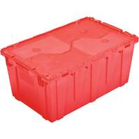 FP243C FliPak Nestable Tote, 26.9" x 16.9" x 12.1", Red Infinity Industrial Services Inc.