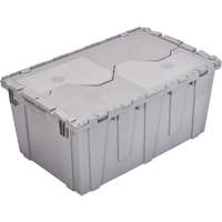 FP243C FliPak Nestable Tote, 26.9" x 16.9" x 12.1", Grey Infinity Industrial Services Inc.