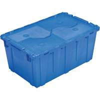 FP243C FliPak Nestable Tote, 26.9" x 16.9" x 12.1", Blue Infinity Industrial Services Inc.