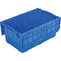 FP243C FliPak Nestable Tote, 26.9" x 16.9" x 12.1", Blue Infinity Industrial Services Inc.