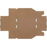 Boîtes profondes en carton ondul&eacute;, 8-3/4" la x 11-1/4" p x 4-1/2" h, Beige Infinity Industrial Services Inc.