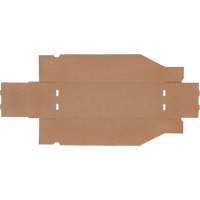 Boîtes profondes en carton ondul&eacute;, 5-3/4" la x 17-1/4" p x 4-1/2" h, Beige Infinity Industrial Services Inc.