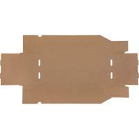Boîtes profondes en carton ondul&eacute;, 7-3/4" la x 17-1/4" p x 4-1/2" h, Beige Infinity Industrial Services Inc.