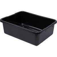 Bac d'entreposage tout usage &agrave; fond rainur&eacute;, 7" ha x 15" p x 21" lo, Plastique, Noir Infinity Industrial Services Inc.