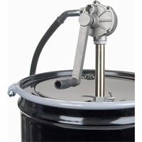 Rotary Type Drum Pump, Aluminum, Fits 15-55 Gal., 6-3/4 oz. per revolution Infinity Industrial Services Inc.
