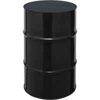 Barils en acier, 55 gal. US (45 gal. imp.), Non doubl&eacute;, Noir, Dessus ferm&eacute;, 1A1/X1.8/300, Calibre 20 Infinity Industrial Services Inc.