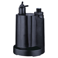 Submersible Utility Pump, 1/3 HP, 2160 GPH, 115 V, 4 A Infinity Industrial Services Inc.