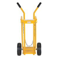 Chariot pour bouteille de gaz, Roues Caoutchouc moul&eacute;, Base de 9-13/16" la x 16" lo, 150 lb Infinity Industrial Services Inc.