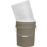 Doublure pour seau en plastique, 11-1/4" dia. x 14" h, 5 gal. US (4,16 gal. imp.) capacit&eacute; Infinity Industrial Services Inc.